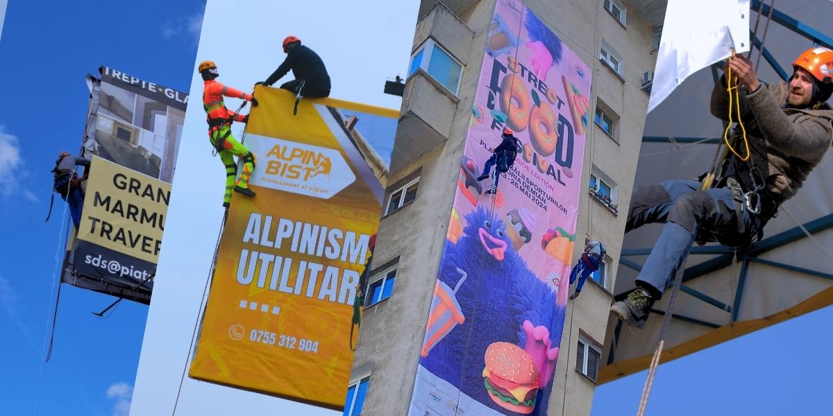 montarea bannerelor și afișelor