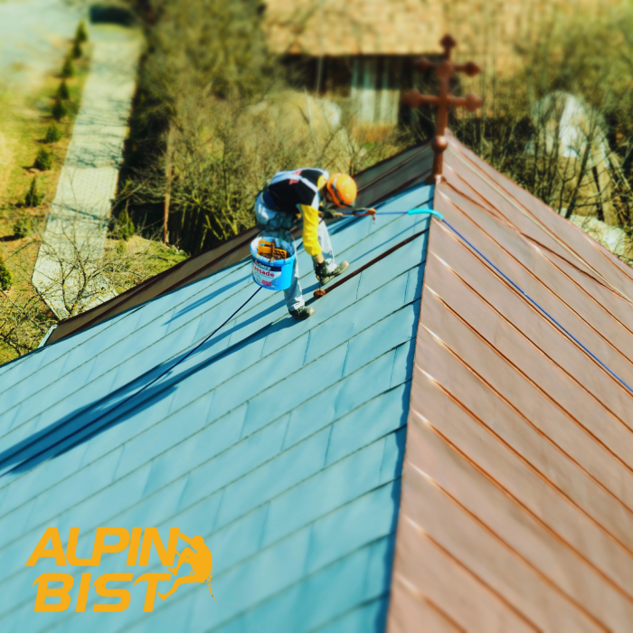 Lucrari de vopsitorie cu alpinism utilitar in Bistrita