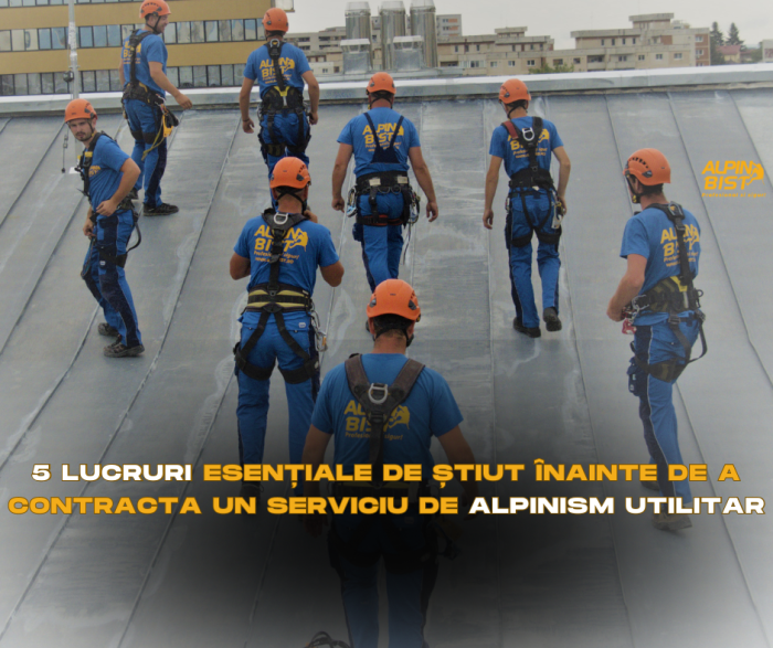 5 lucruri esentiale de stiut inainte de a contracta la un serviciu de alpinism utilitar
